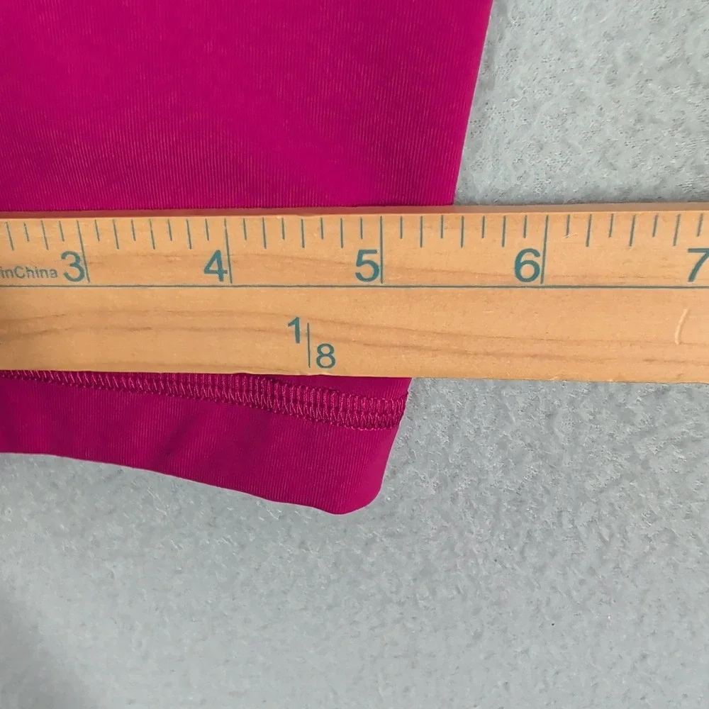 Lululemon Leggings Women 8‎ Pink Speed Up Crop Yoga Running Athletic Activewear